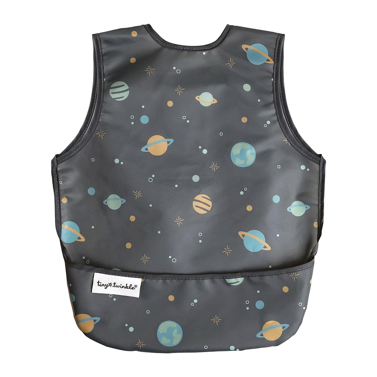 Tiny Twinkle Mess Proof Baby Bib - Waterproof & Lightweight Baby-Led Weaning Apron | 100% Recycled