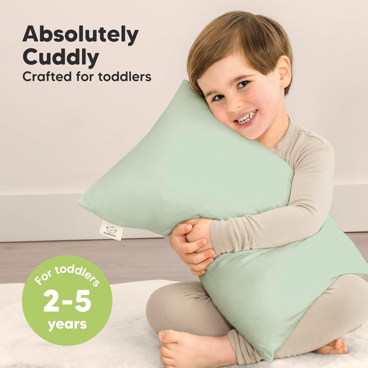 Toddler Pillow with Pillowcase - 13x18 My Little Cuddly Pillow, Viscose Derived From Bamboo Nursery