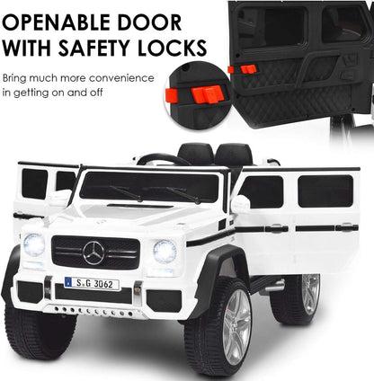 Costzon Ride on Car, Licensed Mercedes-Benz Maybach, 12V Battery Powered Vehicle Toy w/ 2 Motors
