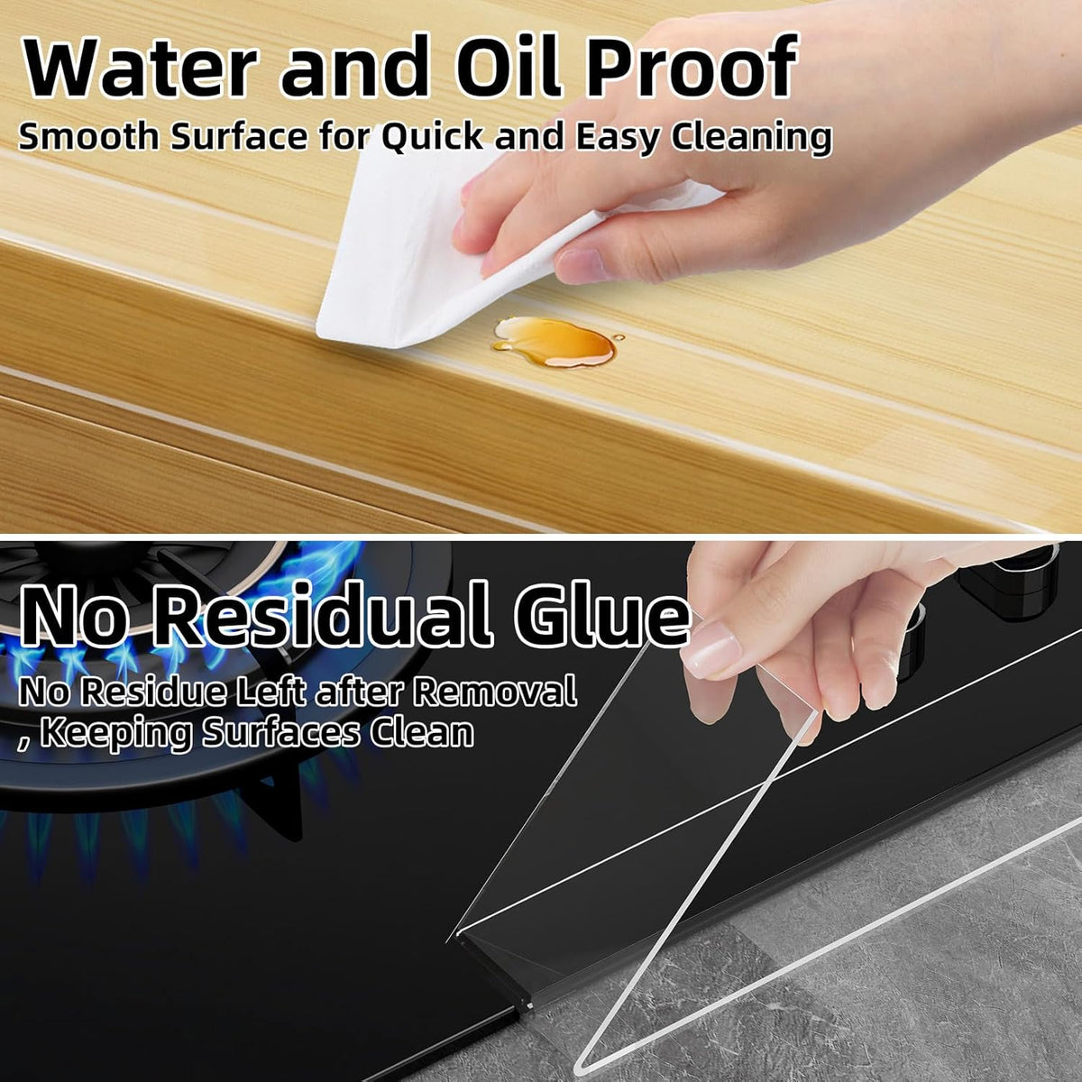 2Pack Clear Edge Protector,Safe Corner Protector, Anti-Sharp Edge Protector, for Furniture