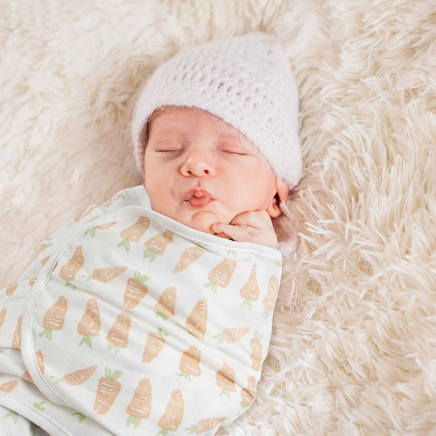 GLLQUEN BABY Swaddle Blanket Sleep Sacks for Newborn - Baby Swaddles 0-3 Months, 3-Pack Newborn
