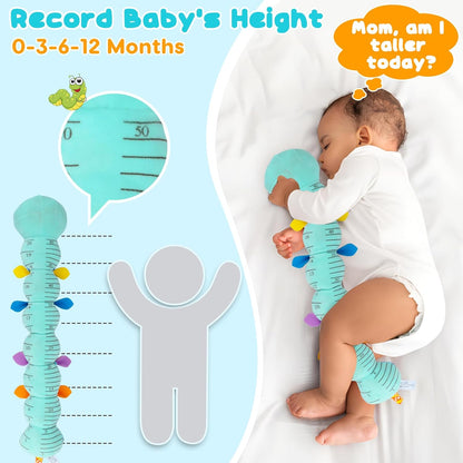 Baby Tummy Time Toys 0-6 Month Musical Stuffed Animal Plush Caterpillar Toy for Infant 6-12 Month