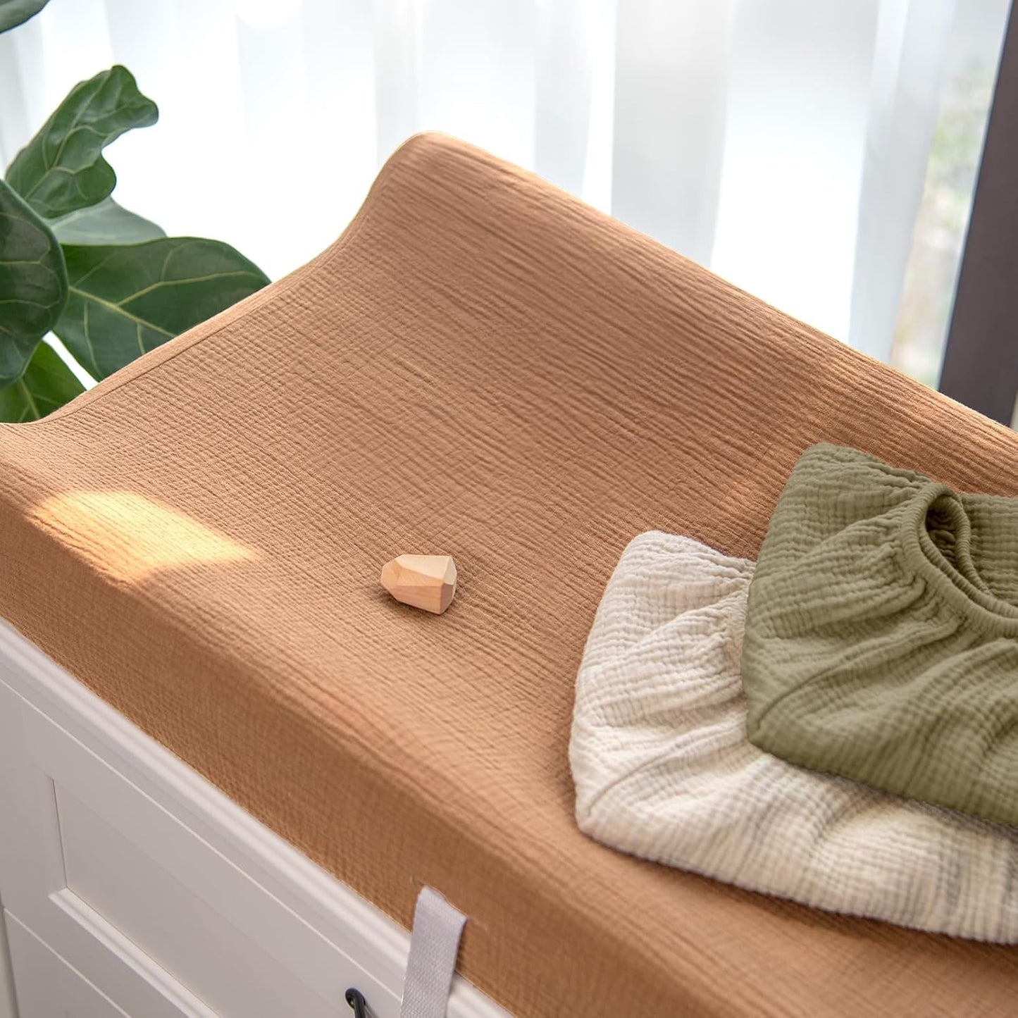 lulumoon Baby Changing Pad Cover: Muslin Diaper Changing Table Pad Cover - Changing Pad Sheets for