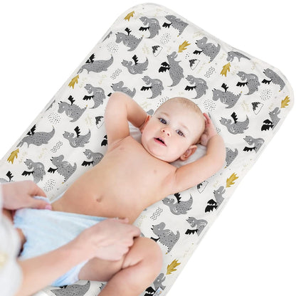 Baby Diaper Changing Pad, 21 5/8" x 31.5" Waterproof Changing Pad Liners - Reusable Soft and