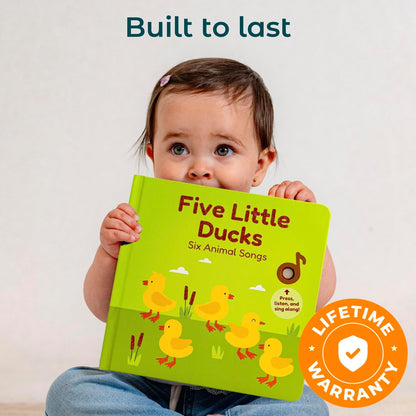 Cali's Books Five Little Ducks Nursery Rhymes Book for Toddlers | Sound Books for Toddlers 1-3 |