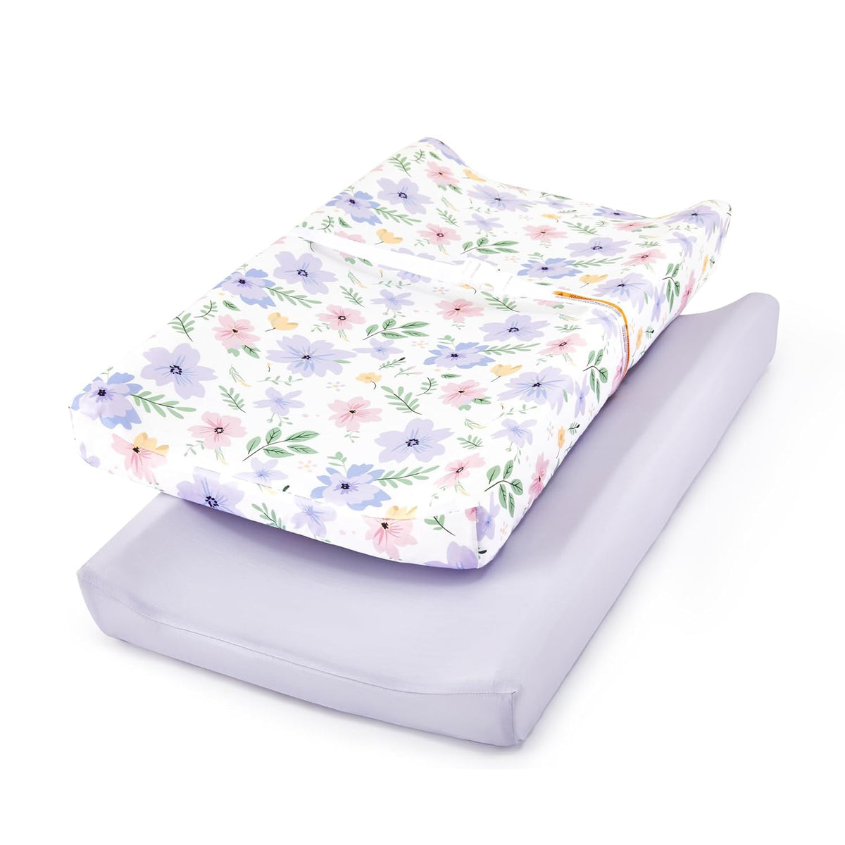 TILLYOU Changing Pad Cover Set in Soft Jersey Material - Fits 32"/34''x16 Contoured Pad for Babies
