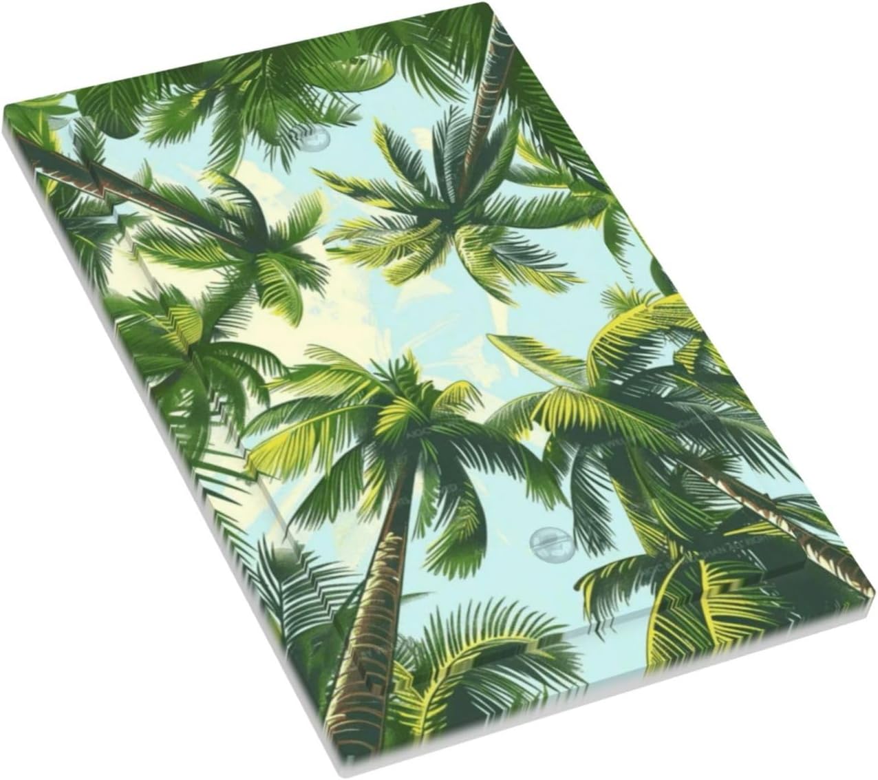Summer Sky Coconut Palms Trees Green Plants Leaf Light Switch Cover Plate 1 Gang No Device Blank