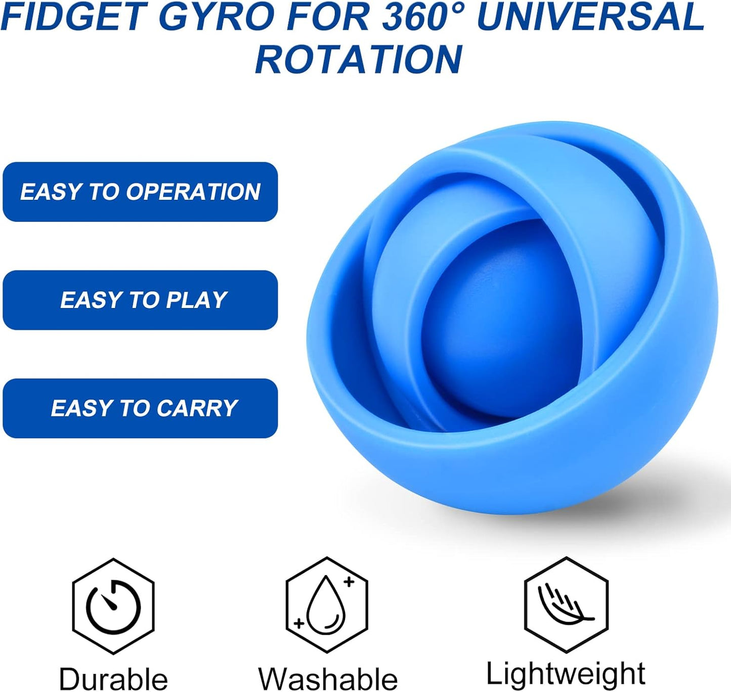 Fidget Toys for Kids, Fidget Gyro for Adults, Gifts for Boys Girls Teens Kids Christmas New Year
