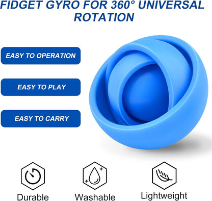 Fidget Toys for Kids, Fidget Gyro for Adults, Gifts for Boys Girls Teens Kids Christmas New Year