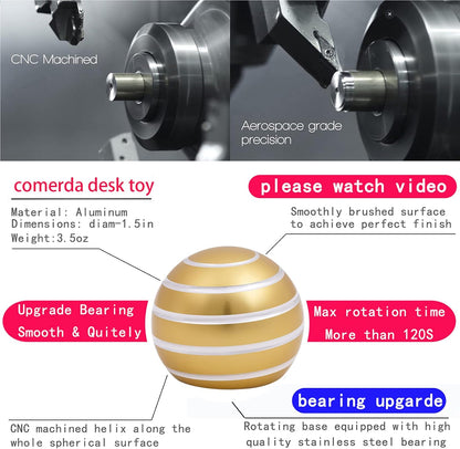 Desk-Fidget-Toys for Kinetic-Toy: Cool-Gadgets Cool-Stuff for Adults Kids Teens, Spinning Up to 180