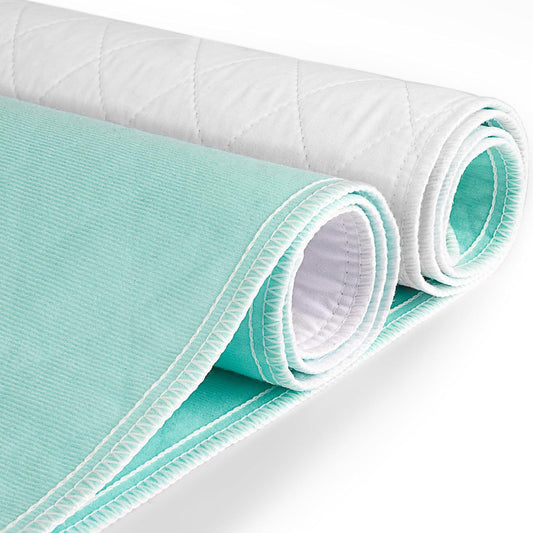 CoolShields Waterproof Bed Pads Incontinence 34'' x 52'' (1 Pack) Washable Reusable Bedwetting
