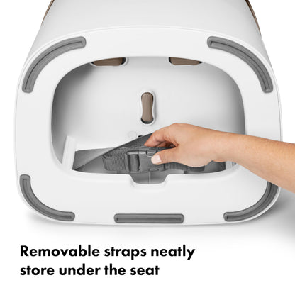 Straps To Dining Chair, Portable For Travel, Cushioned Comfort, Easy-Clean Seat, Compact Nesting