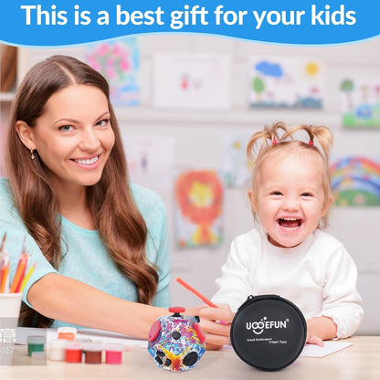 Mini Fidget Toys, Colorful Idea Fidget Dodecagon Toys for Adults and Children Help Relief