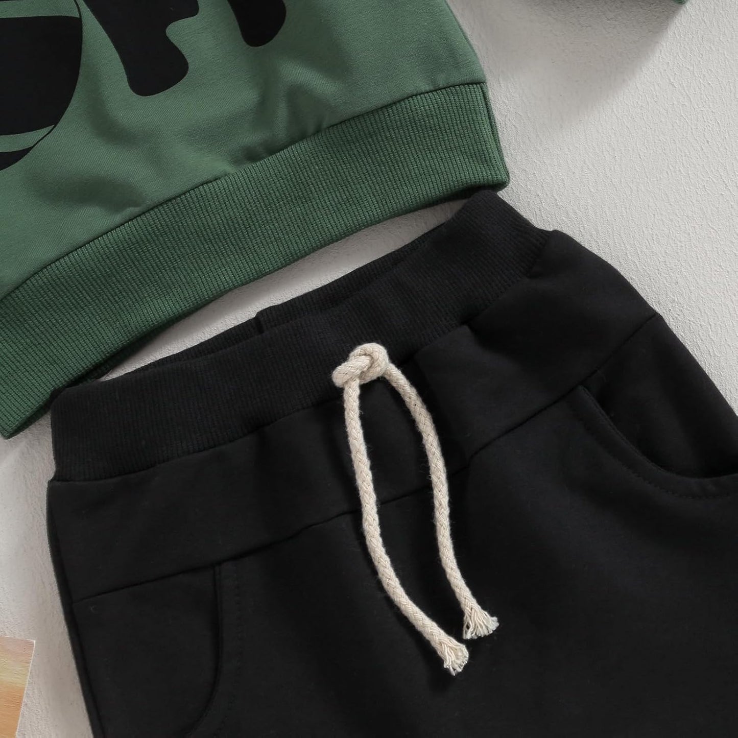 Baby Boy Clothes Fall 6 12 18 24 Months Football Long Sleeve Pullover Tops & Pant Sets Toddler