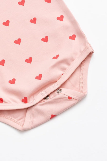 MONICA + ANDY Baby Organic Long Sleeve Jack and Jill Bodysuit