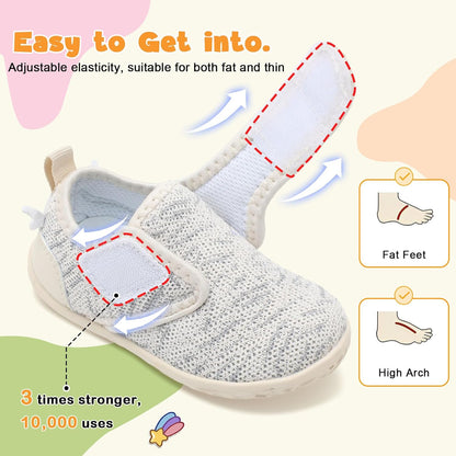 FEETCITY Baby Walking Shoes Barefoot Baby Shoes Infant Sneakers Newborn Crib Shoe Lightweight