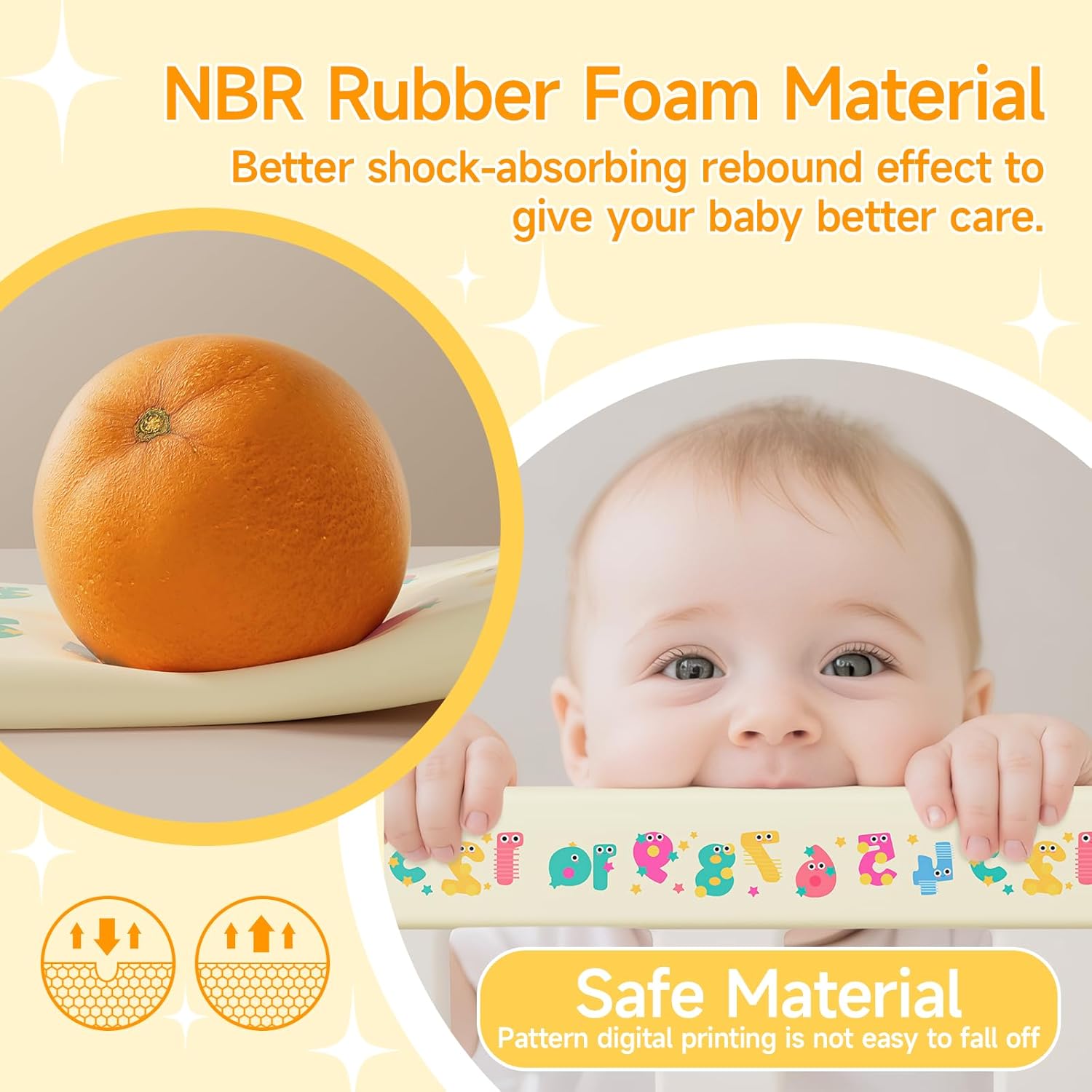 Edge Protector for Baby 6.5ft Soft Protective Foam Cushion Furniture Edge and Corner Guards Baby