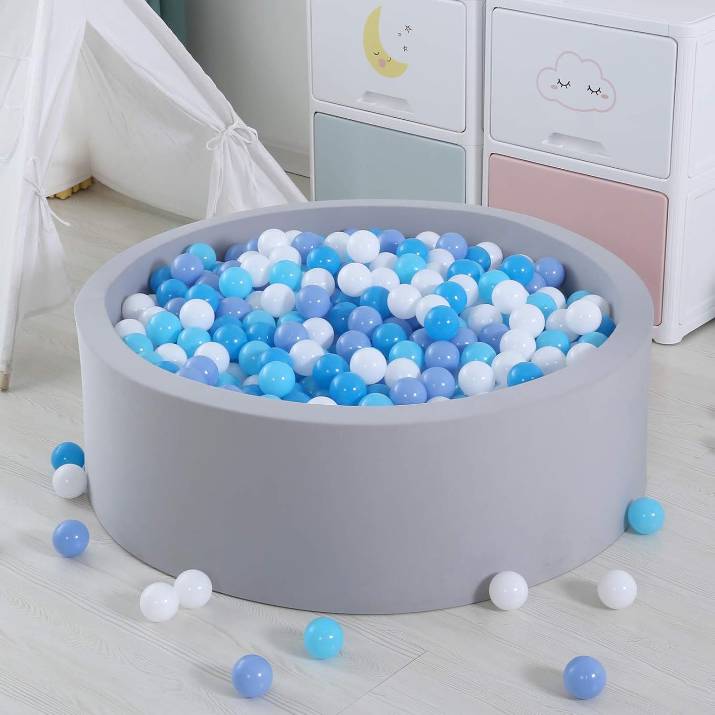 GOGOSO Plastic Balls Play Pit Balls for Baby Kid Ball Play Pit Play Yard, Baby Fance, Playpen