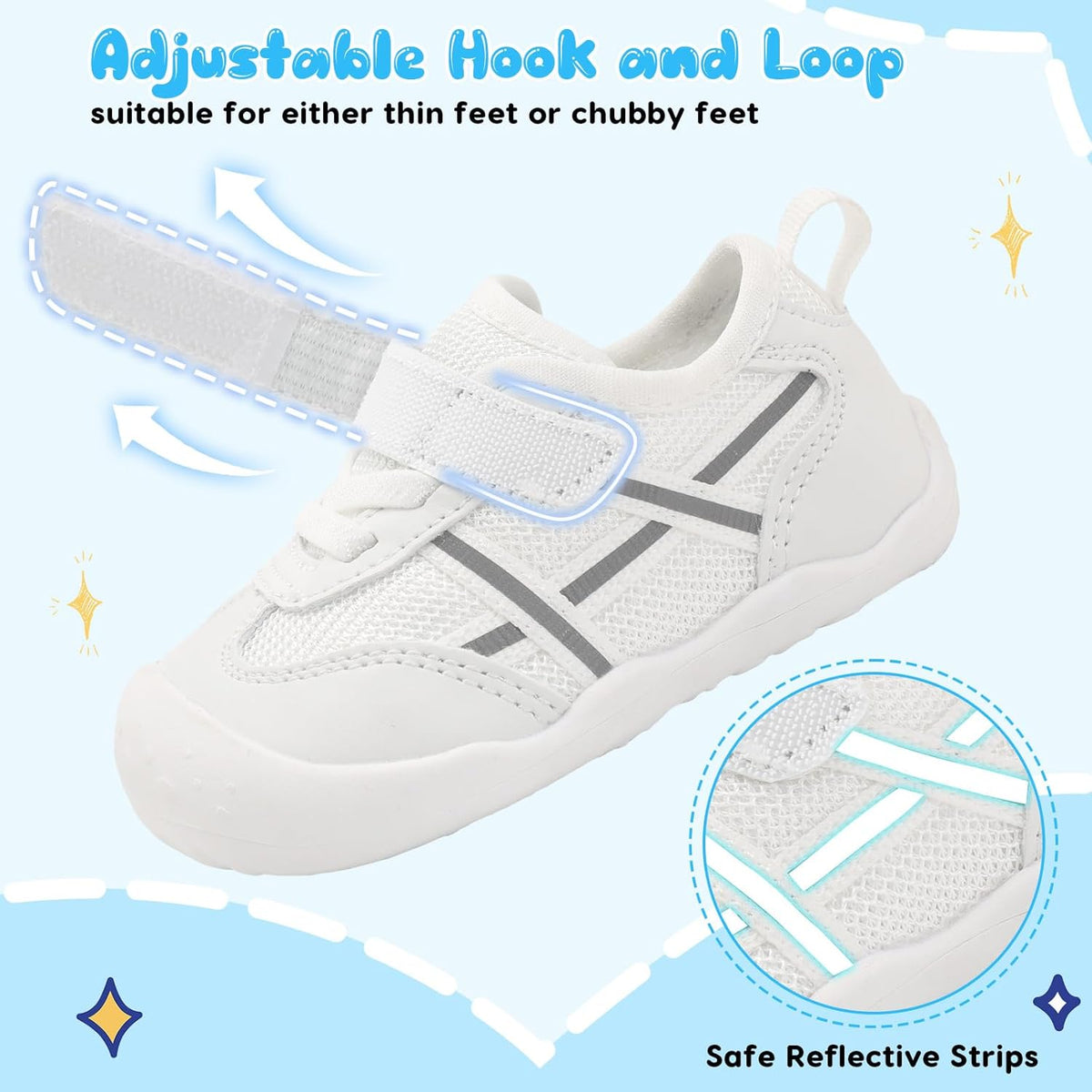 Scurtain Baby Shoes Boy Girl First Walking Shoe Infant Crib Breathable Sneakers Lightweight