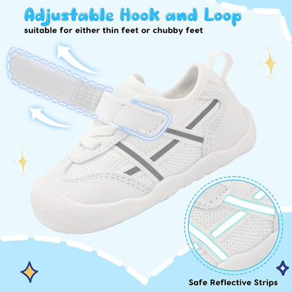 Scurtain Baby Shoes Boy Girl First Walking Shoe Infant Crib Breathable Sneakers Lightweight