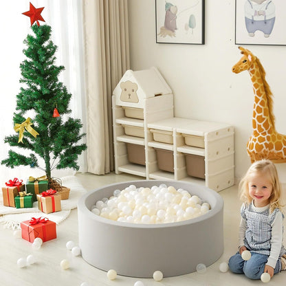 GOGOSO Balls for Ball Pit - Plastic Ball for Toddlers 1-3, Baby Kids Ball Pool Decoration 50 100