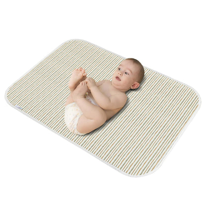 Baby Diaper Changing Pad, 21 5/8" x 31.5" Waterproof Changing Pad Liners - Reusable Soft and