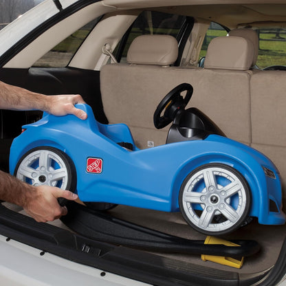 Step2 Whisper Ride Cruiser Kids Push Car, Ride On Toy, Stroller Substitute, Includes Seat Belt &