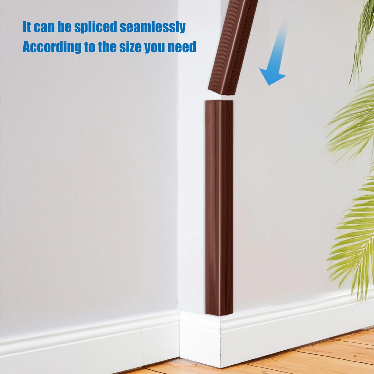 Wall Corner Protectors 4 Pack,1.57x1.57x23.62x0.12 inch PVC Double Side Proof Corner Guards for