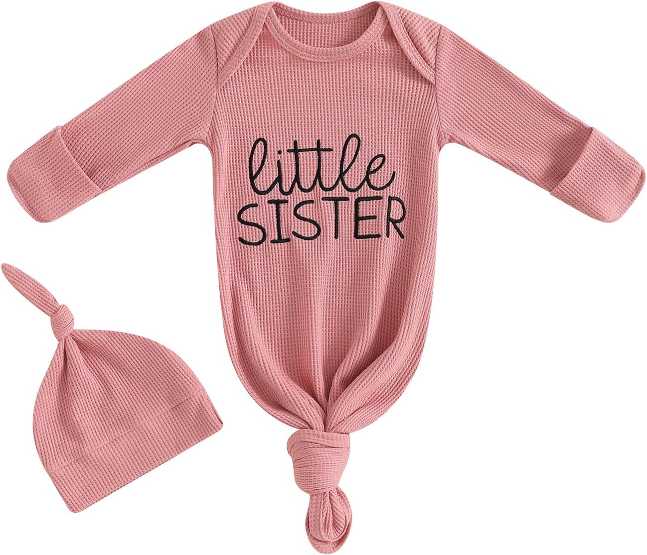 Newborn Boy Girl Coming Home Outfit Baby Infant Sleeper Gown Nightgown Outfits Cute Fall Winter