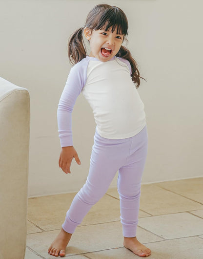 VAENAIT 6M-12Y Toddler Toddler Kids Toddler Girls Boys Soft Comfy Modal Tencel Solid Raglan