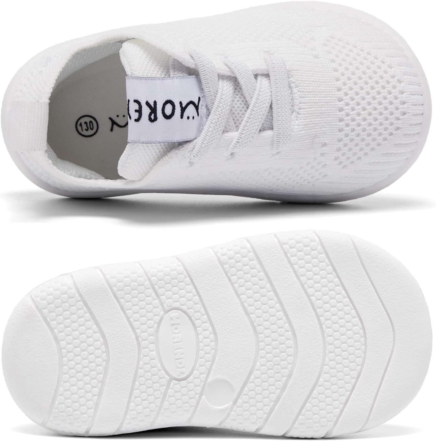 MORENDL Toddler Shoes Baby Walking Sock Shoes Infant Sneakers 0-4 Years Boy Girl Barefoot Tennis