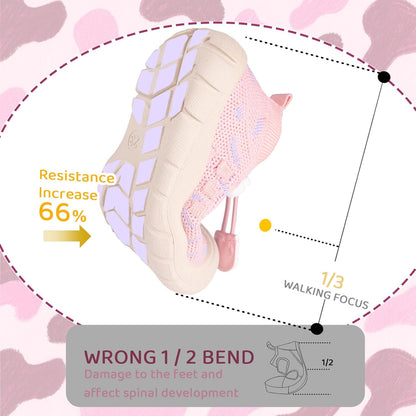 Baby First-Walking Shoes 1-4 Years Kid Shoes Trainers Toddler Infant Boys Girls Soft Sole Non Slip