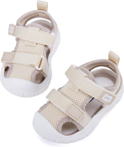 BMCiTYBM Baby Boy Girl Closed Toe Summer Sandals Lightweight Shoes Infant Non-Slip First Walking