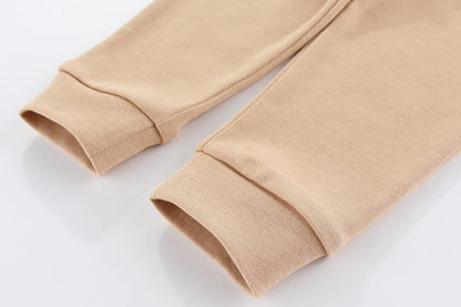 Unisex Newborn Baby Cotton 4-Pack Pants Embroidery Pringting Casual Leggings 0-24 Months for Boys