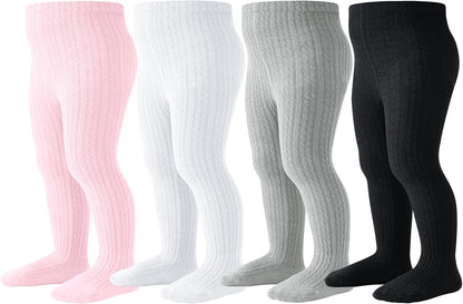 Baby Tights Toddler Stockings Tights Soft Cotton Cable Knit Baby Girl Tight Leggings Newborn Infant