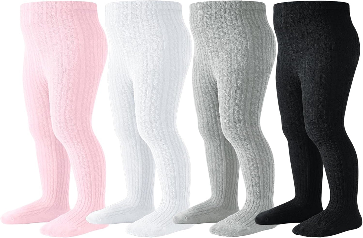 Baby Tights Toddler Stockings Tights Soft Cotton Cable Knit Baby Girl Tight Leggings Newborn Infant