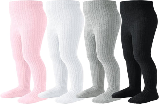 Baby Tights Toddler Stockings Tights Soft Cotton Cable Knit Baby Girl Tight Leggings Newborn Infant
