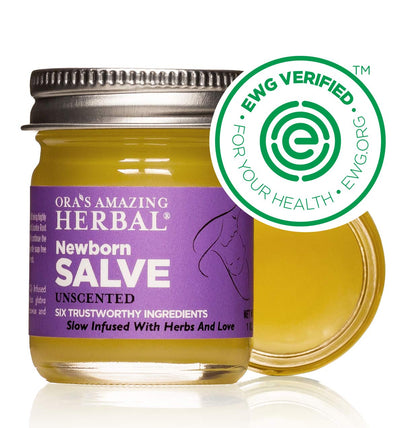 Ora's amazing Herbal, Newborn Salve, Diaper Rash Cream, Calendula Baby Balm, EWG Verified Baby