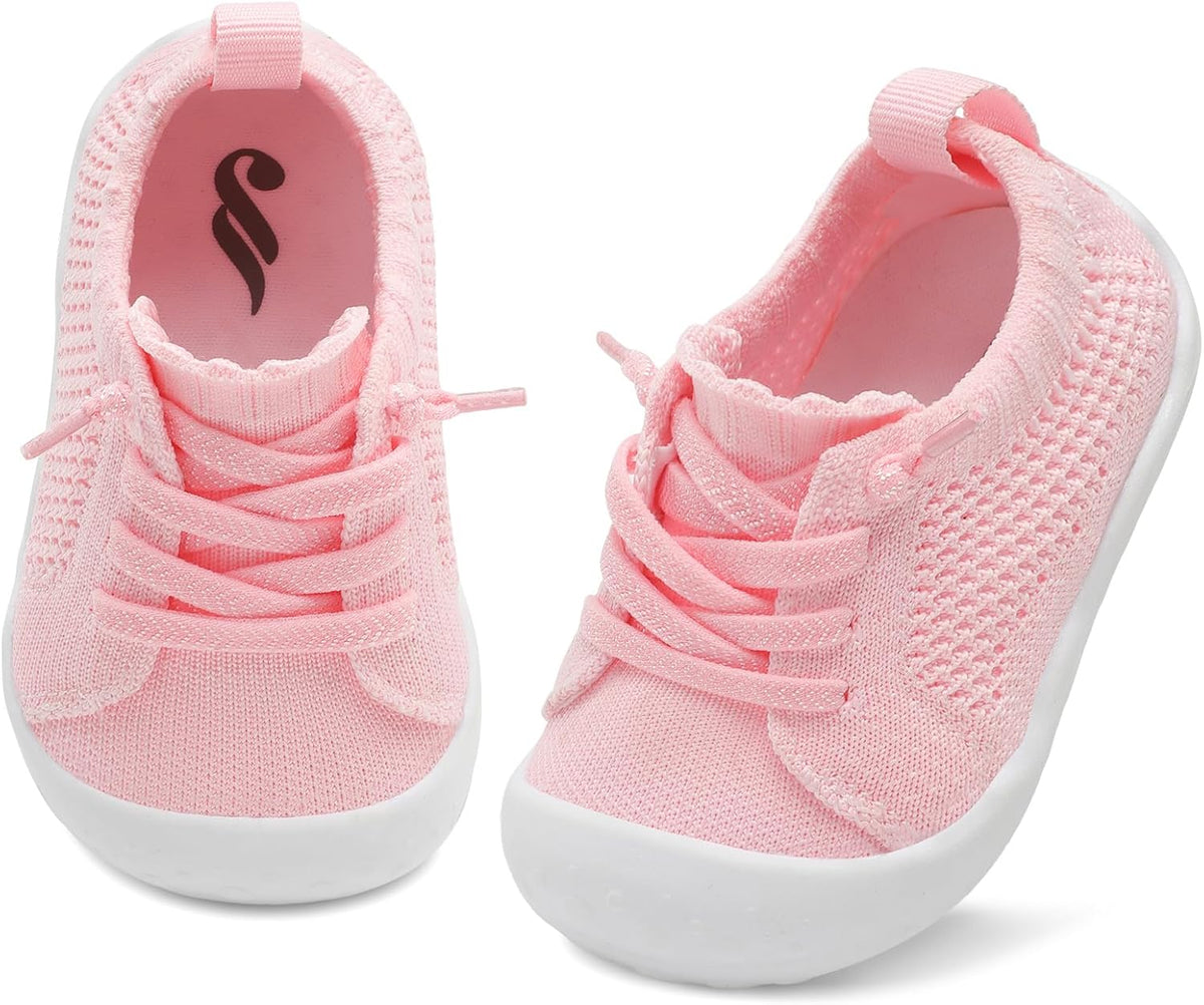 JIASUQI Baby Shoes for Toddler Boys Girls Sneakers Slip on Walking Shoes for Babies