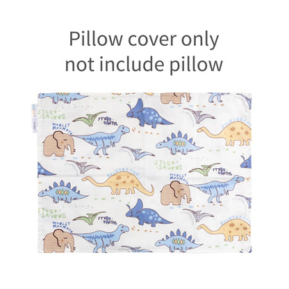 ALVABABY Toddler Pillowcases 2 Pack Organic Cotton Kids Pillow Cover Fit 13"x 18" or 12"x20"