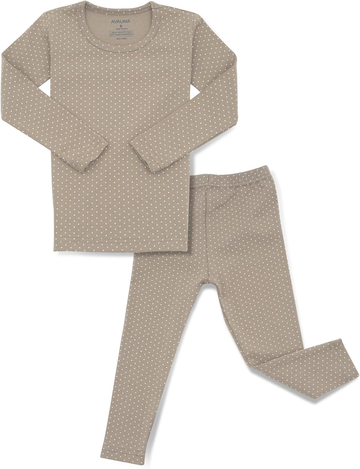 AVAUMA Baby Boys Girls Pajama Set 6M-7T Kids Cute Toddler Snug fit Pattern Design Pjs Cotton