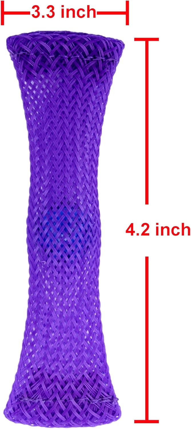 Fidget Toys, Mesh Tube with Marble Fidget Toy for Children and Adults with ADHD ADD OCD Autism