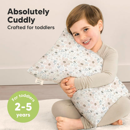 Toddler Pillow with Pillowcase - 13x18 My Little Cuddly Pillow, Viscose Derived From Bamboo Nursery