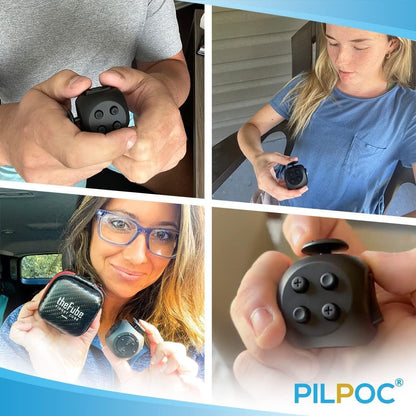 PILPOC Fidget Cube Dodecagon - 12-Sided - for Reducing Anxiety, Fidgets for Adults, Fidget Cube for