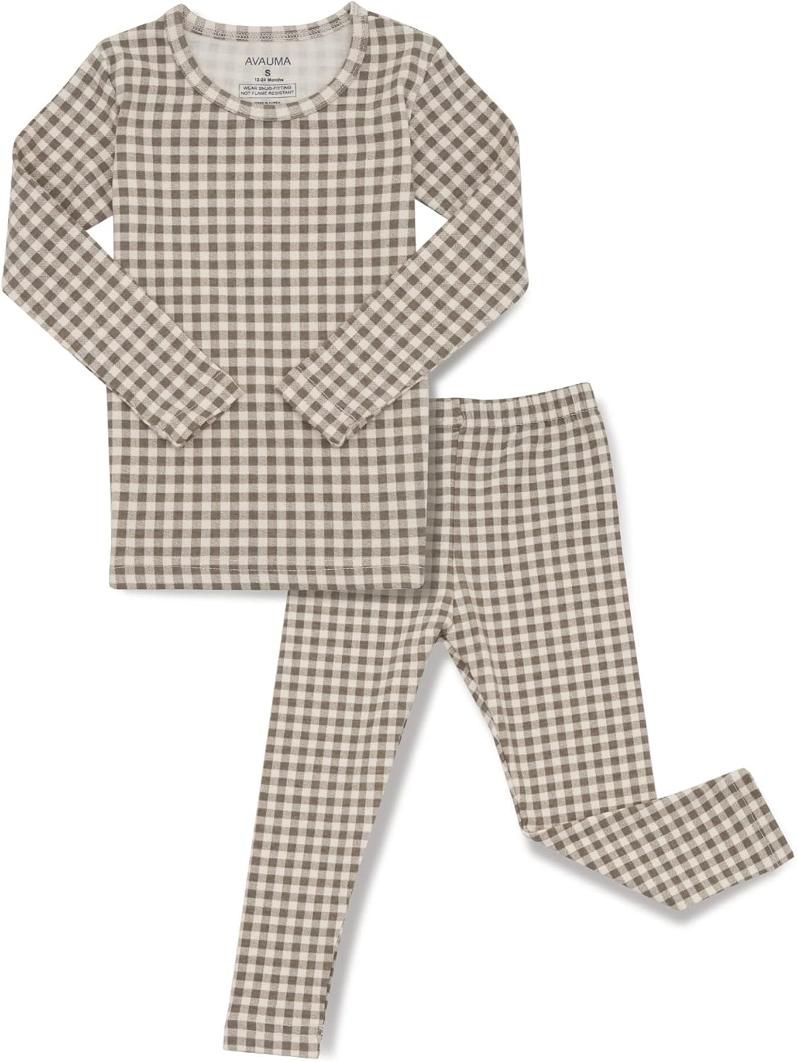 AVAUMA Baby Boys Girls Pajama Set 6M-7T Kids Cute Toddler Snug fit Pattern Design Pjs Cotton