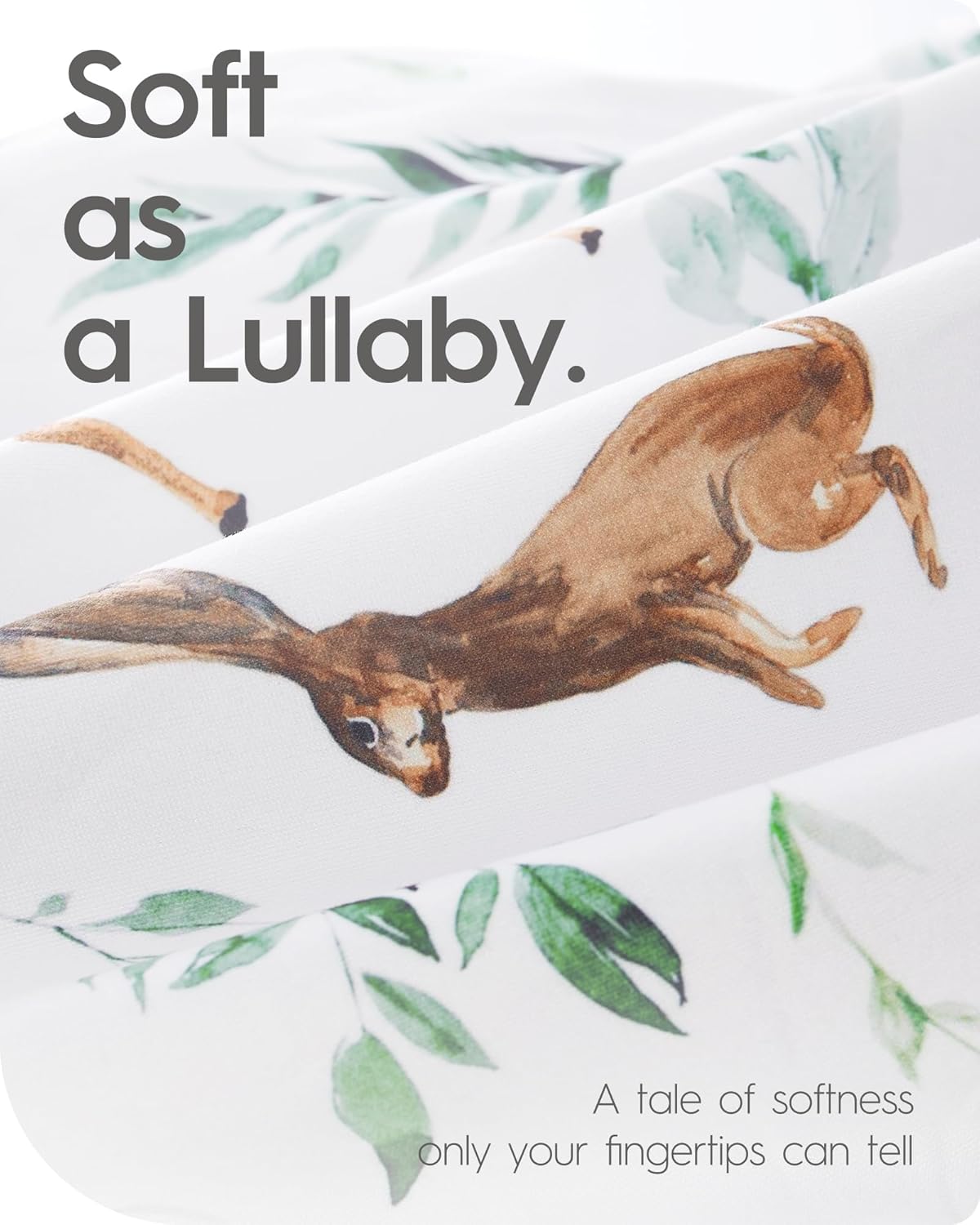 Pack N Play Sheets Fitted, TotBasic Ultra Soft Woodland Mini Crib Sheets, Premium Jersey Knit Pack
