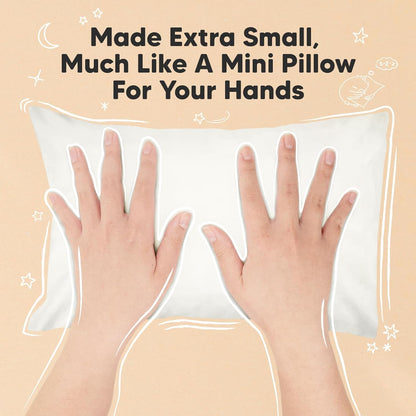 Mini Toddler Pillow with Pillowcase - 9x13 My Little Dreamy Travel Kids Pillow for Sleeping