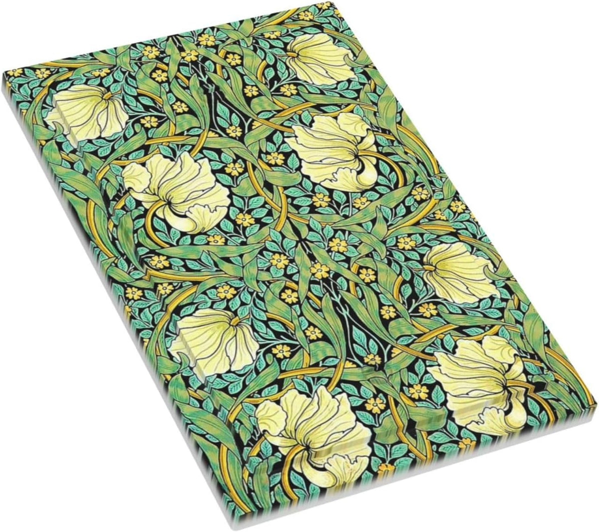 Light Switch Cover Plate William Morris Vintage Floral Yellow Flowers Green Leaf 1 Gang No Device