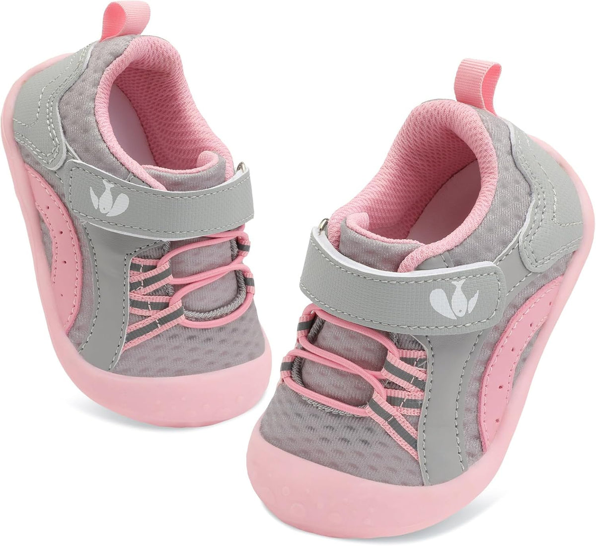 FEETCITY Wide Baby Shoes Boys Girls Baby Barefoot Shoes Breathable Infant Walking Shoe Crib Sock