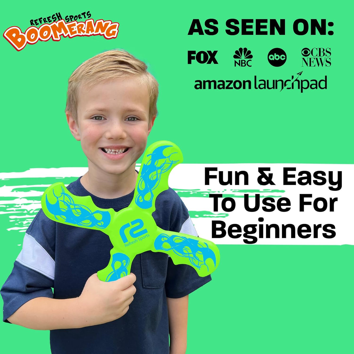 Boomerangs for Kids: Best Soft Flying Beach Toys for Kids - Cool Birthday Gifts for Boys & Girls